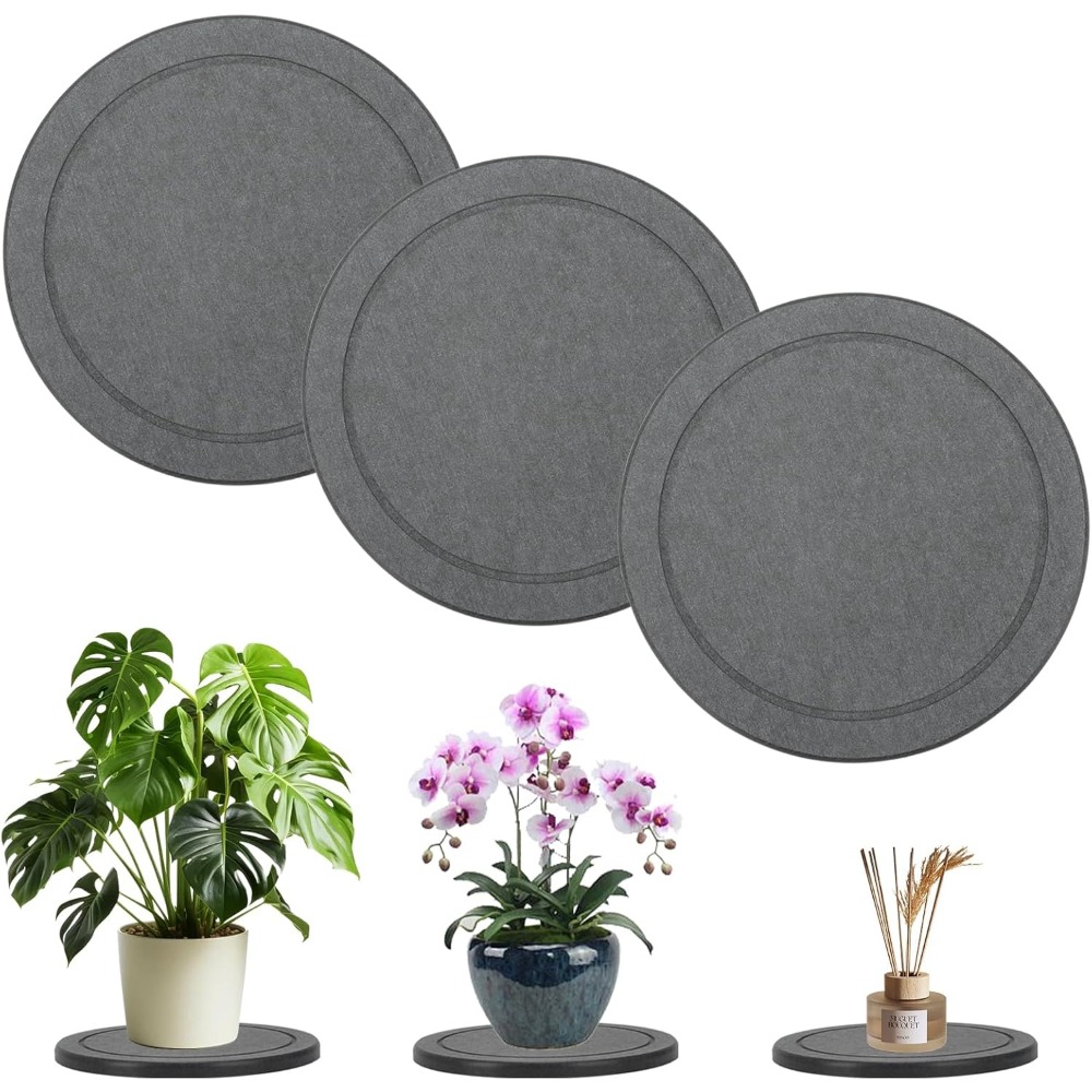 Набор из 3 поддонов для растен – обзор и цена Drip Tray Saucer