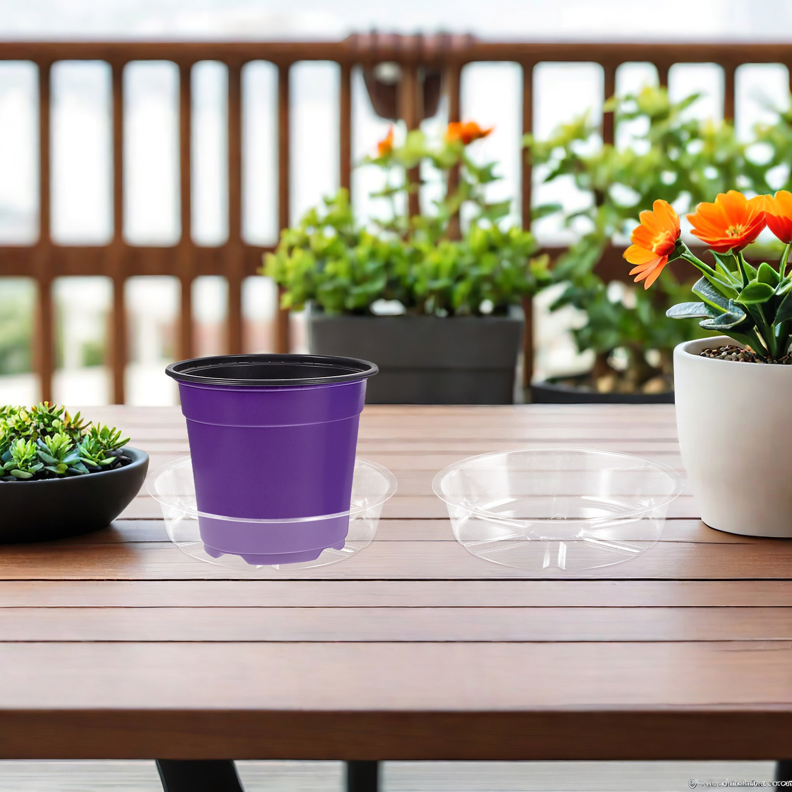 12 шт. пластиковых поддонов дл – обзор и цена Drip Tray Saucer