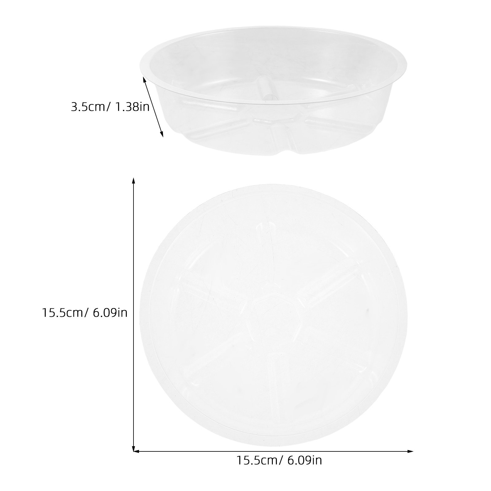 12 шт. пластиковых поддонов дл – обзор и цена Drip Tray Saucer
