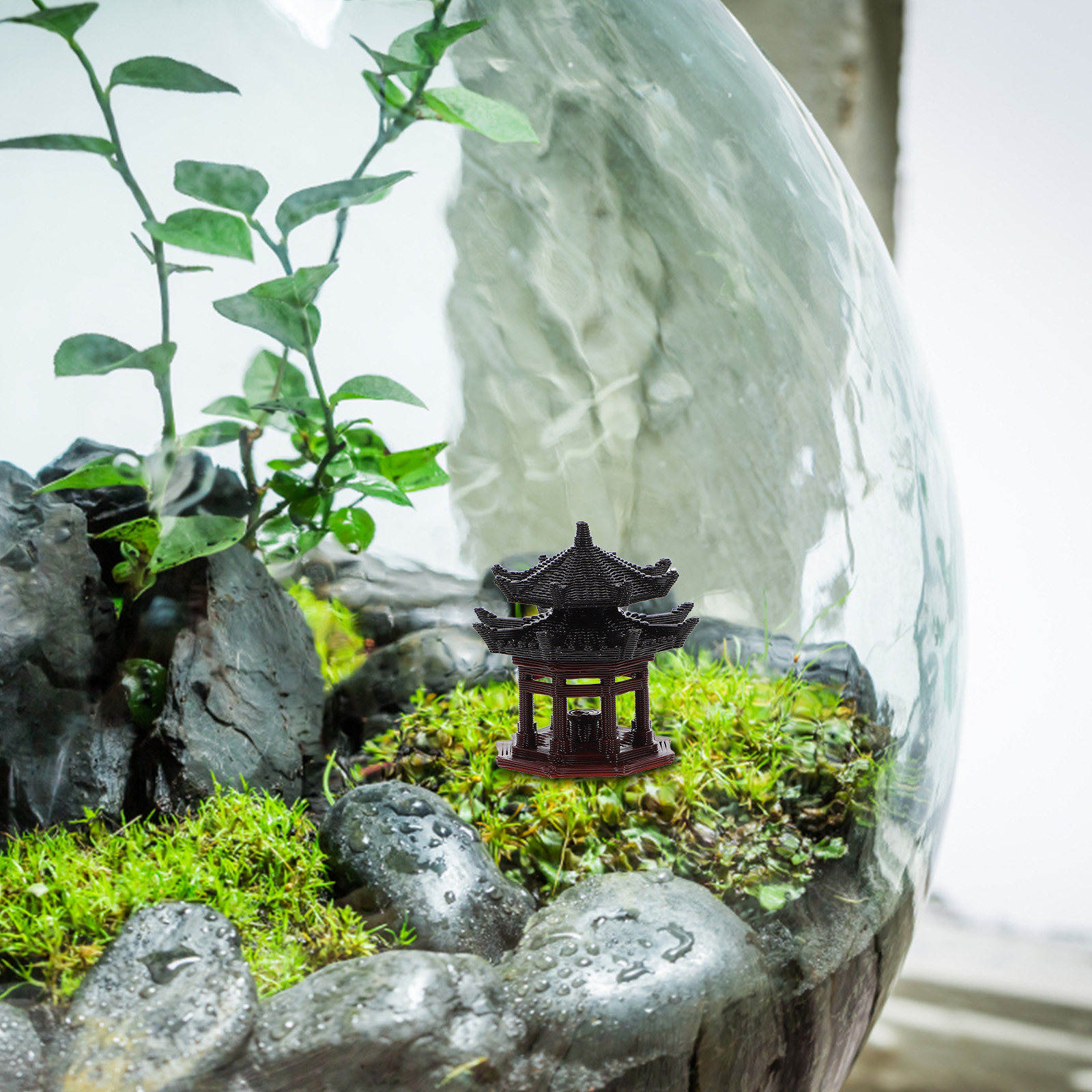 Миниатюрная пластиковая статуэ – обзор и цена Bonsai Garden Landscape Design