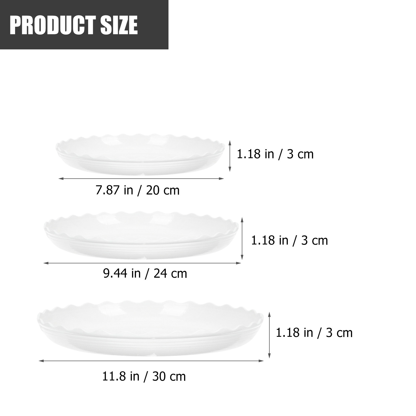 12 шт. круглых поддонов для цв – обзор и цена Drip Tray Saucer