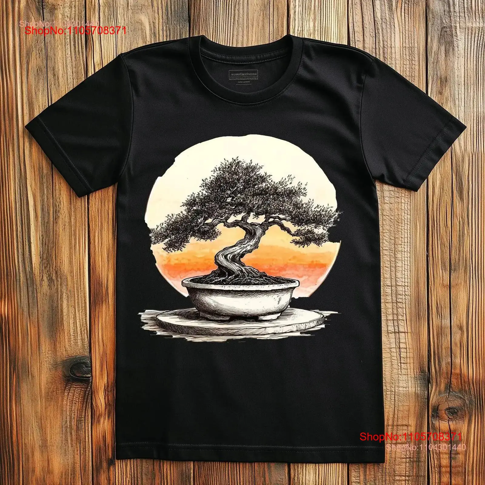 Футболка с изображением японск – обзор и цена Bonsai Garden Art
